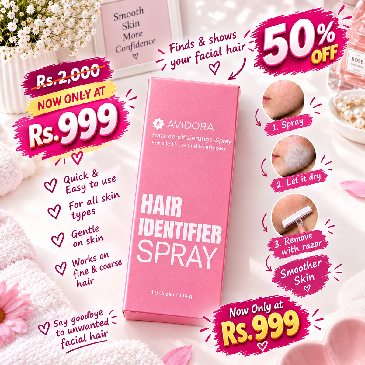 Hair Identifier Spray